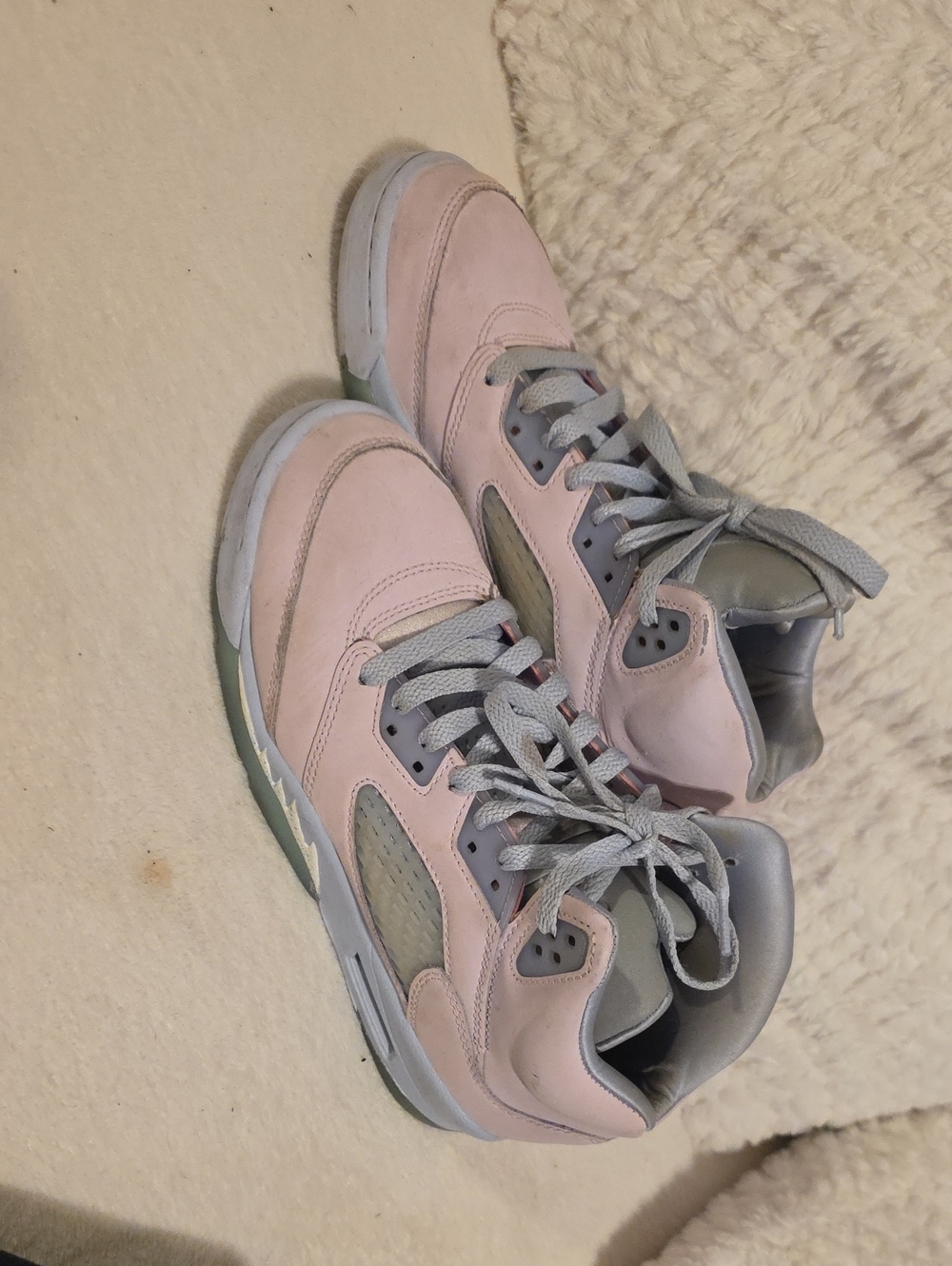 Jordan 5 pink sneakers
